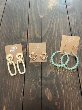 Plunder Earring Trio L13